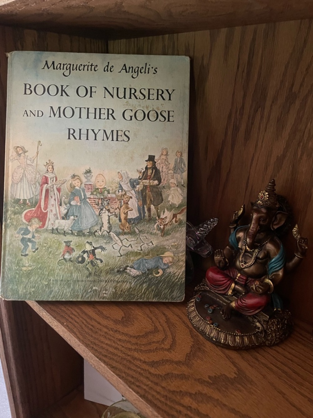 Vintage Book of Nursery and Mother Goose Rhymes by Marguerite de Angelo’s